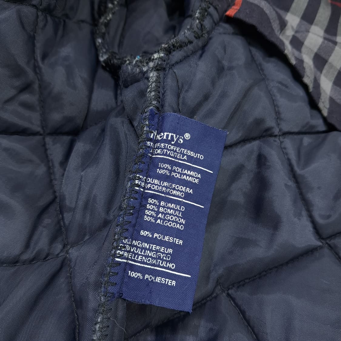 CN735W L 버버리 네이비 퀄팅 자켓 점퍼 상품이미지6