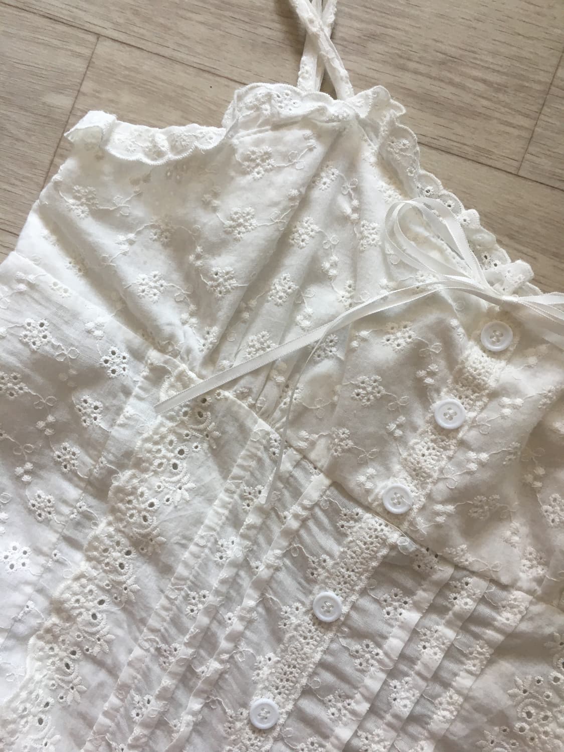 아오이유우 핀터깔 레이스 슬리브리스 상품이미지3