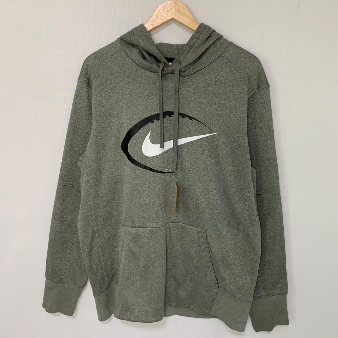 나이키 베이직 빅로고 후드티 그레이 빈티지 남성 M 남녀공용 상품이미지2