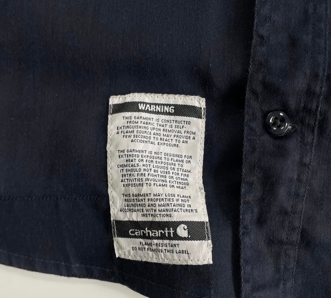 Carhatt 칼하트 FR 다크네이비 워크 셔츠 상품이미지2