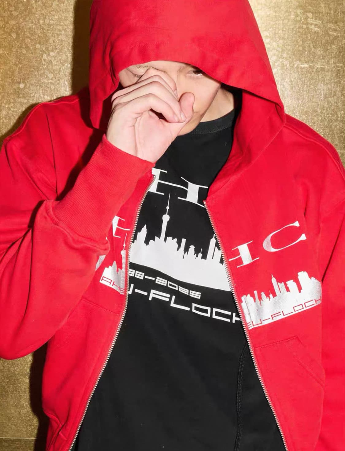 SHC Printed Slim Zip Hoodie 상품이미지3