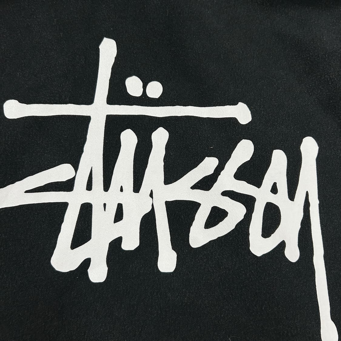 스투시 스탁로고 블랙 후드(XL) 상품이미지5