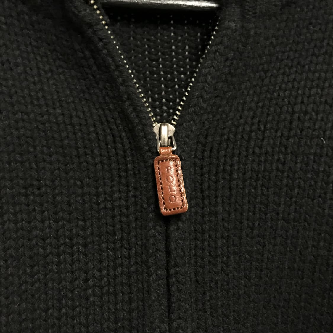 폴로 랄프로렌 니트 집업 블랙 XL 상품이미지4