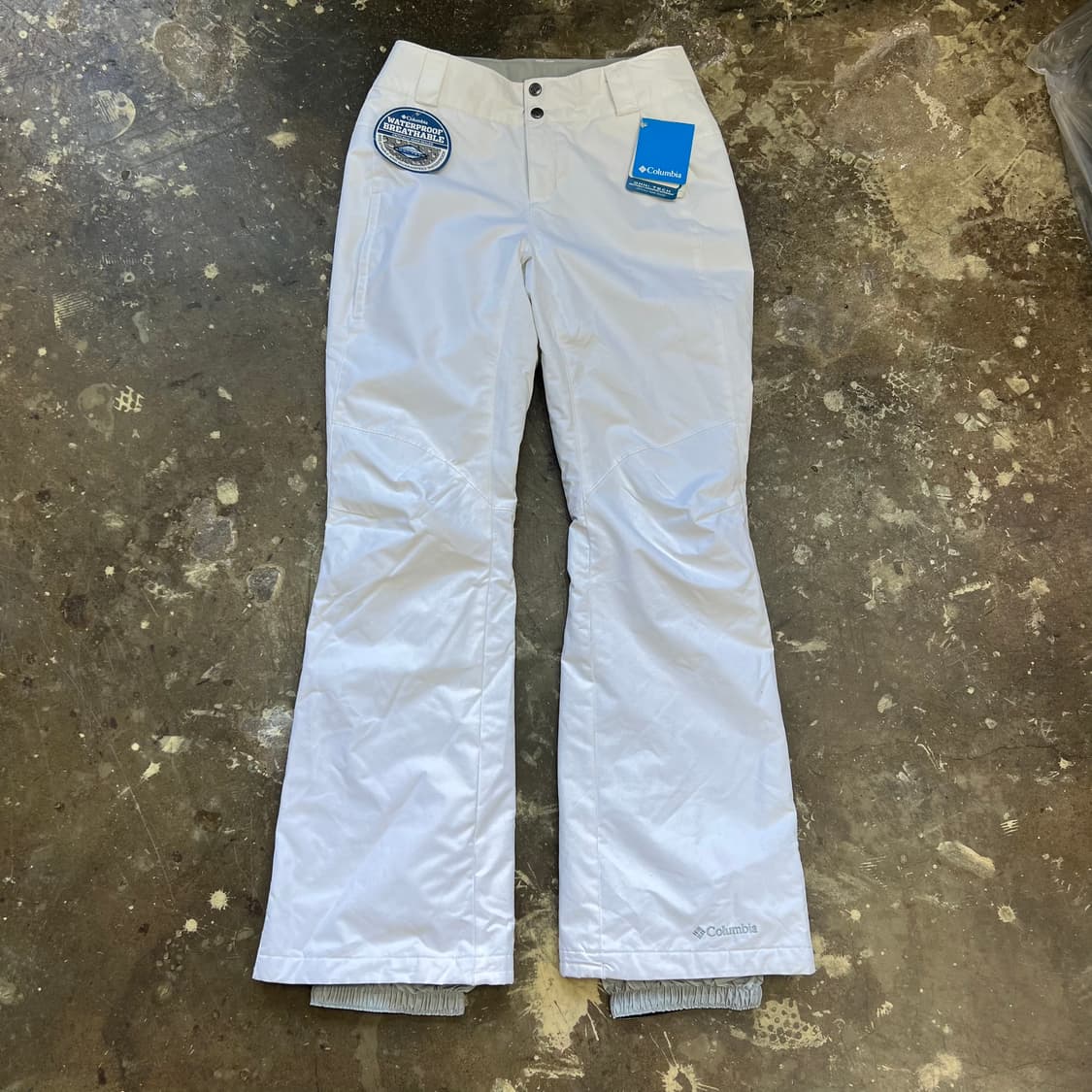 XS) 새제품 컬럼비아 화이트 보드복 팬츠 스키 바지 스노우보드 바지 상품이미지1
