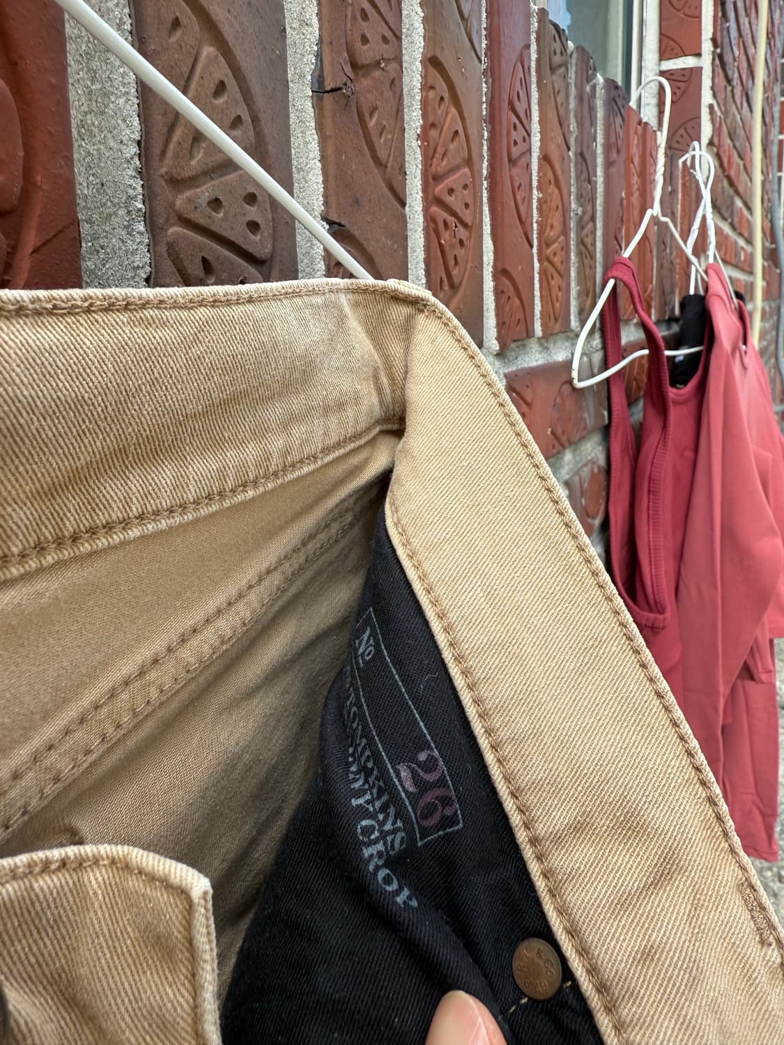 폴로 랄프로렌 워싱 베이지 팬츠 상품이미지4