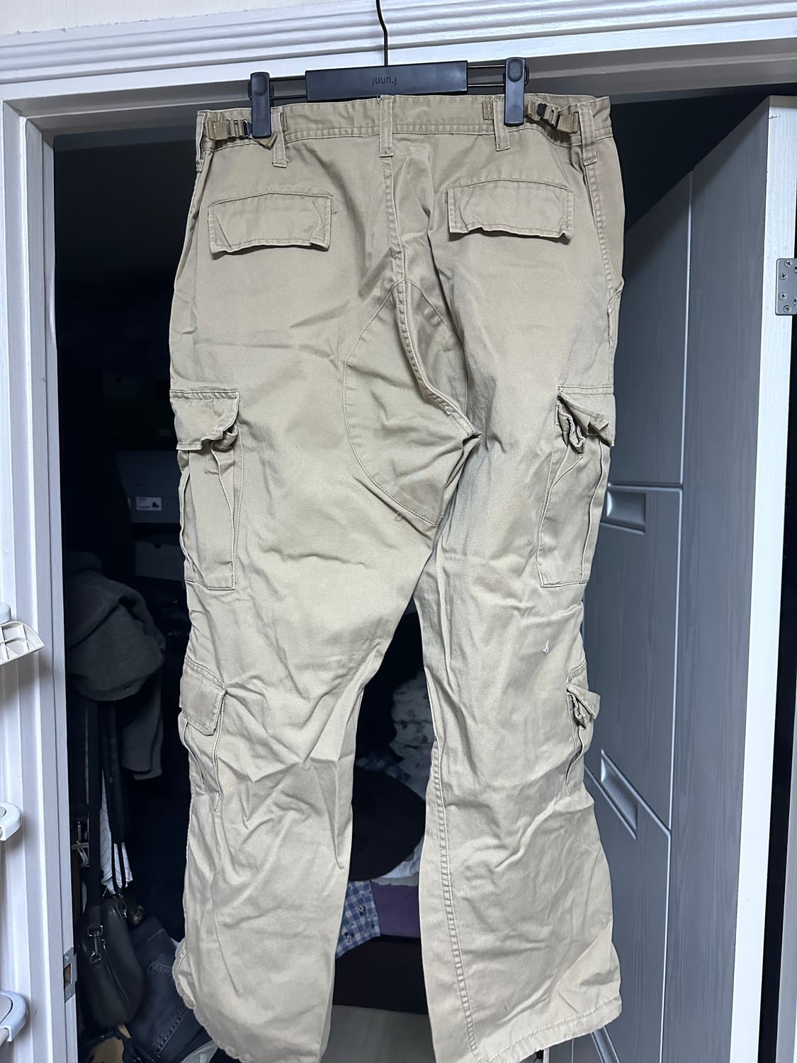 [L] 로스코 더블 카고 팬츠 베이지 상품이미지2