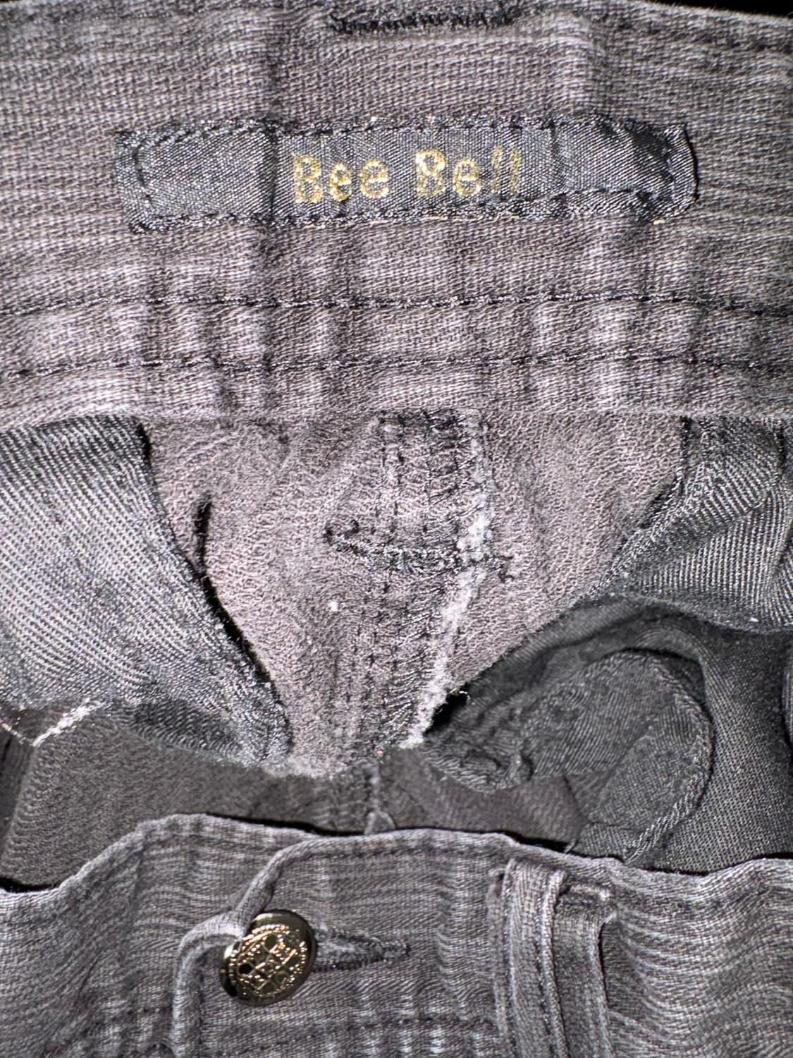 Bee Bell 카고 플레어 데님 팬츠 상품이미지3