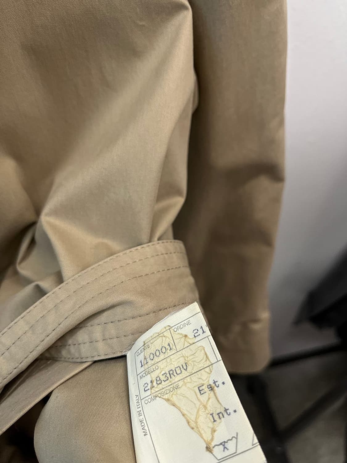 100) 비앙카 이태리 리버시블 트렌치코트  상품이미지6