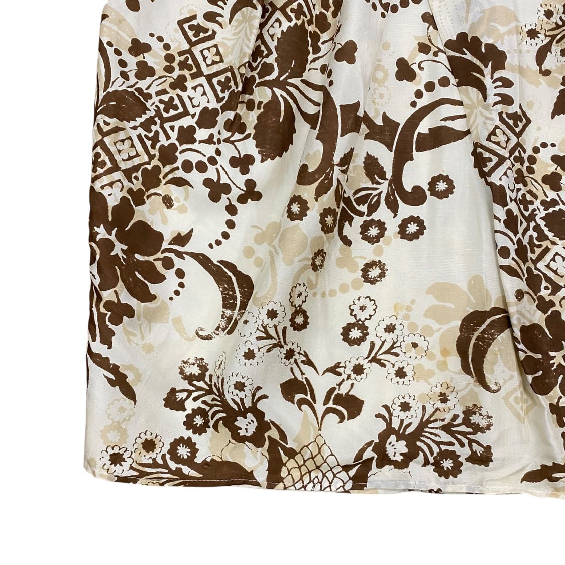 Marella, brown pattern mid skirt  상품이미지4