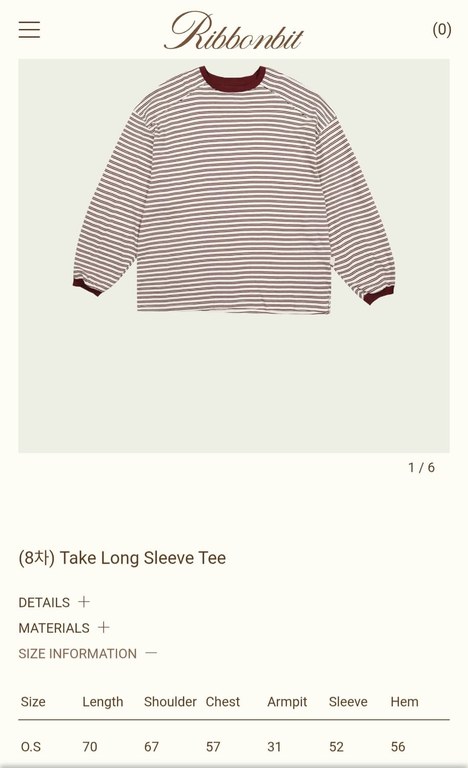 리본빛 take long sleeve tee 상품이미지2