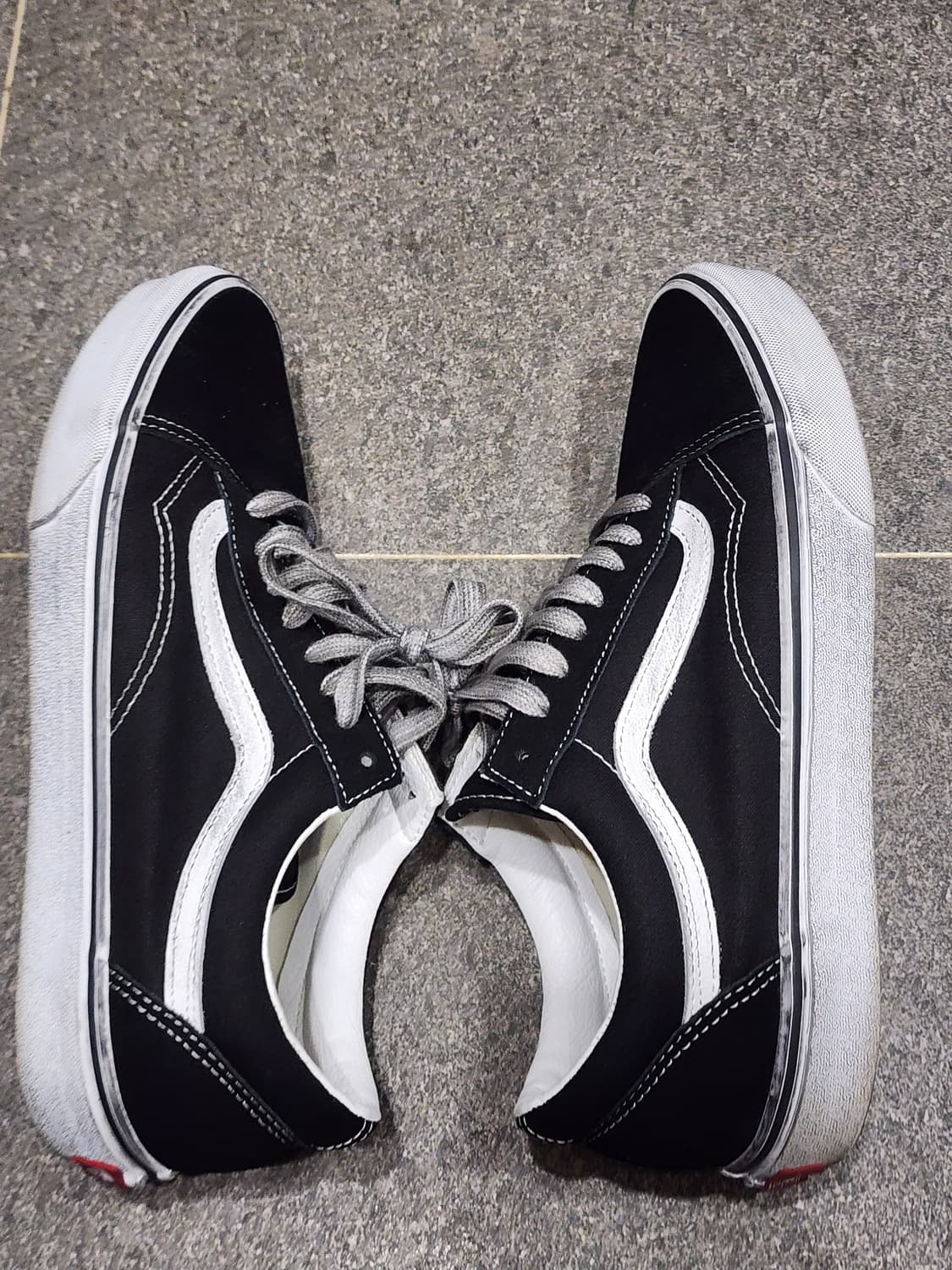 반스 올드스쿨 디스트레스드 290 블랙 상품이미지3