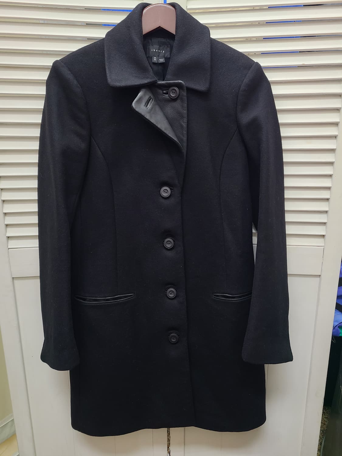 띠어리 울 캐시미어 싱글 코트 상품이미지1