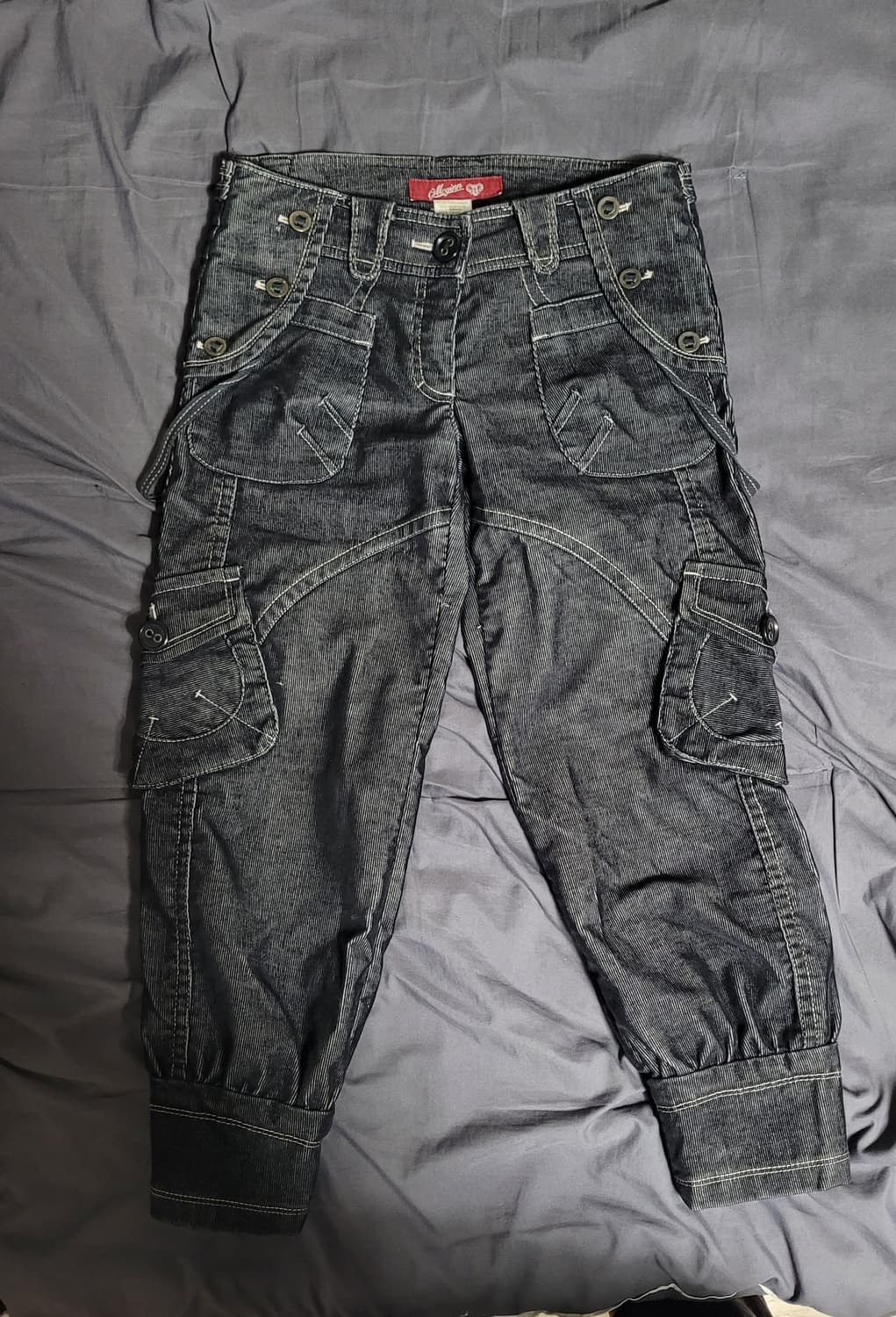 MCGINN 메간나잇브릿지 코듀로이 카고 데님 팬츠 상품이미지2