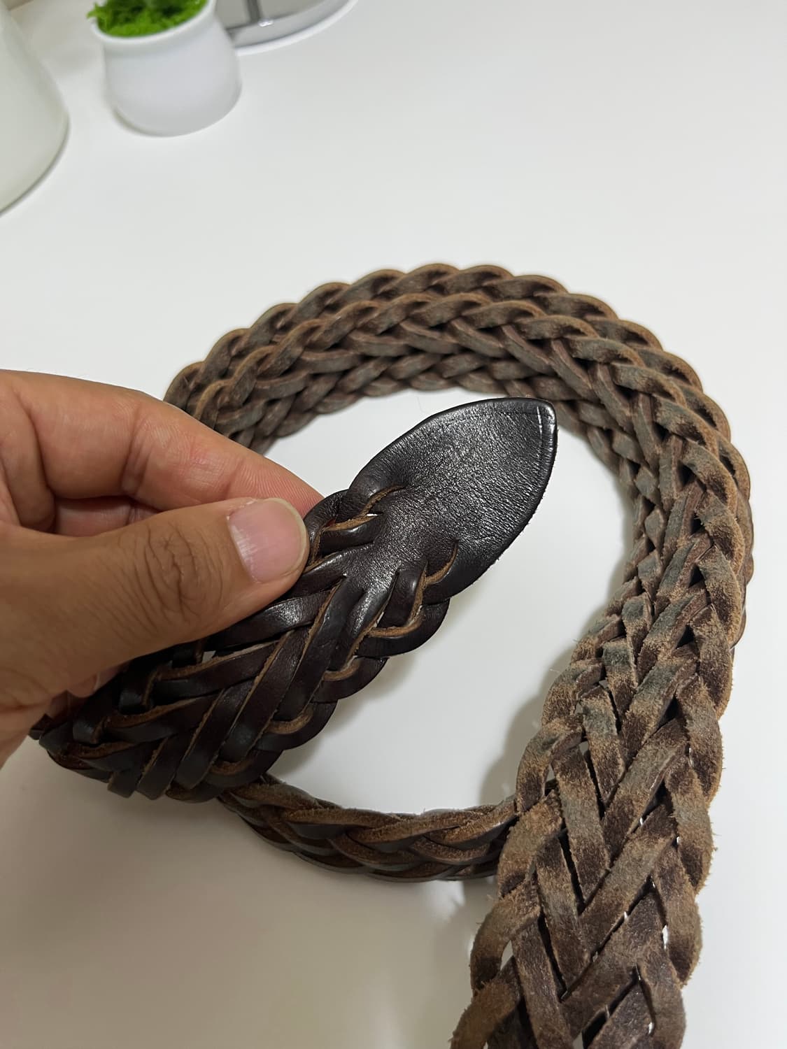 드레익스 위빙 벨트 브라운 M 상품이미지4