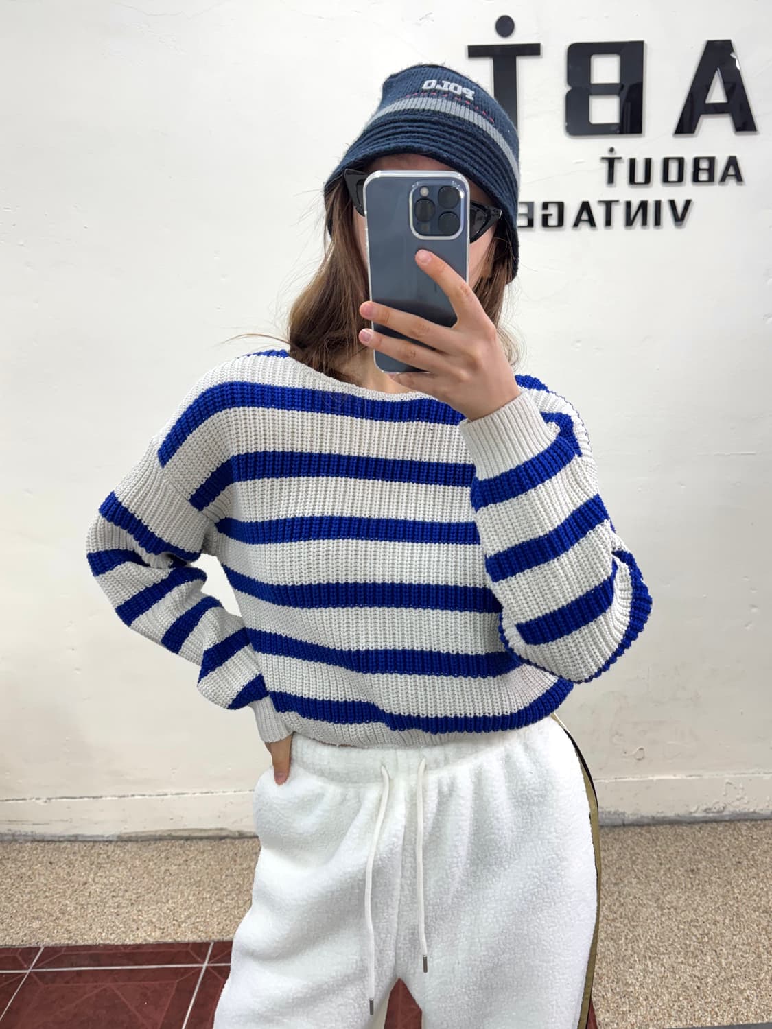 커스텀 오프숄더 니트 상품이미지2