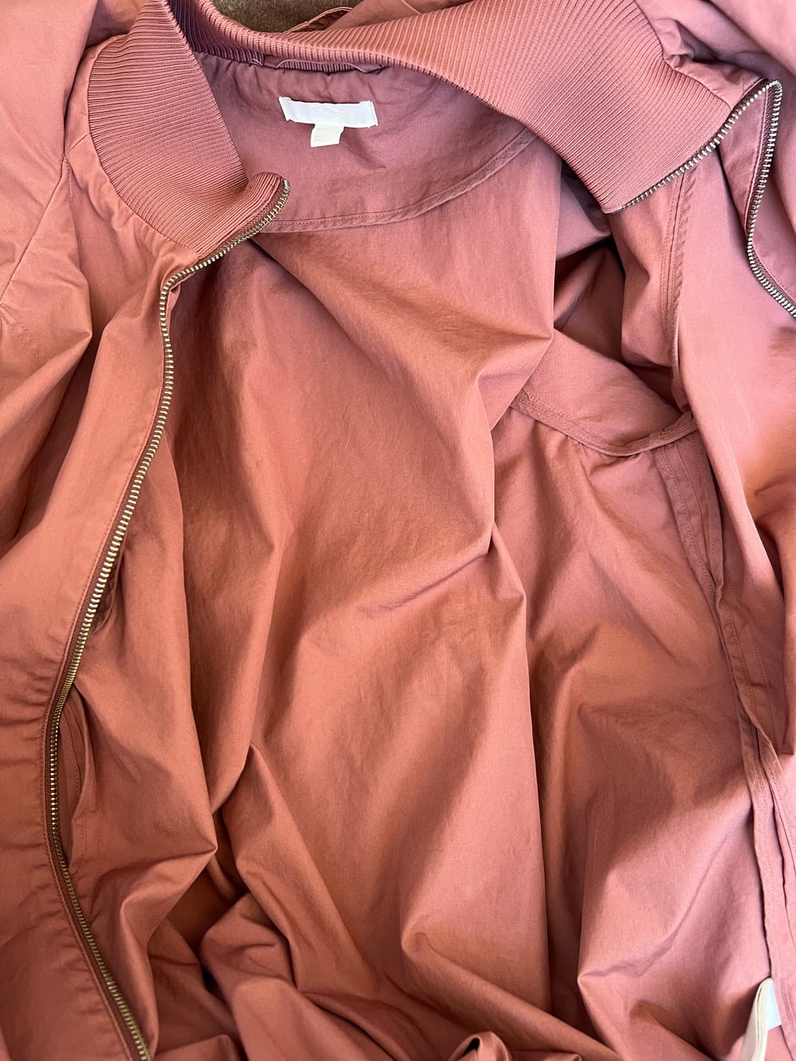 코스 COS 여성 더스티핑크 사파리후드점퍼 바람막이점퍼 상품이미지7