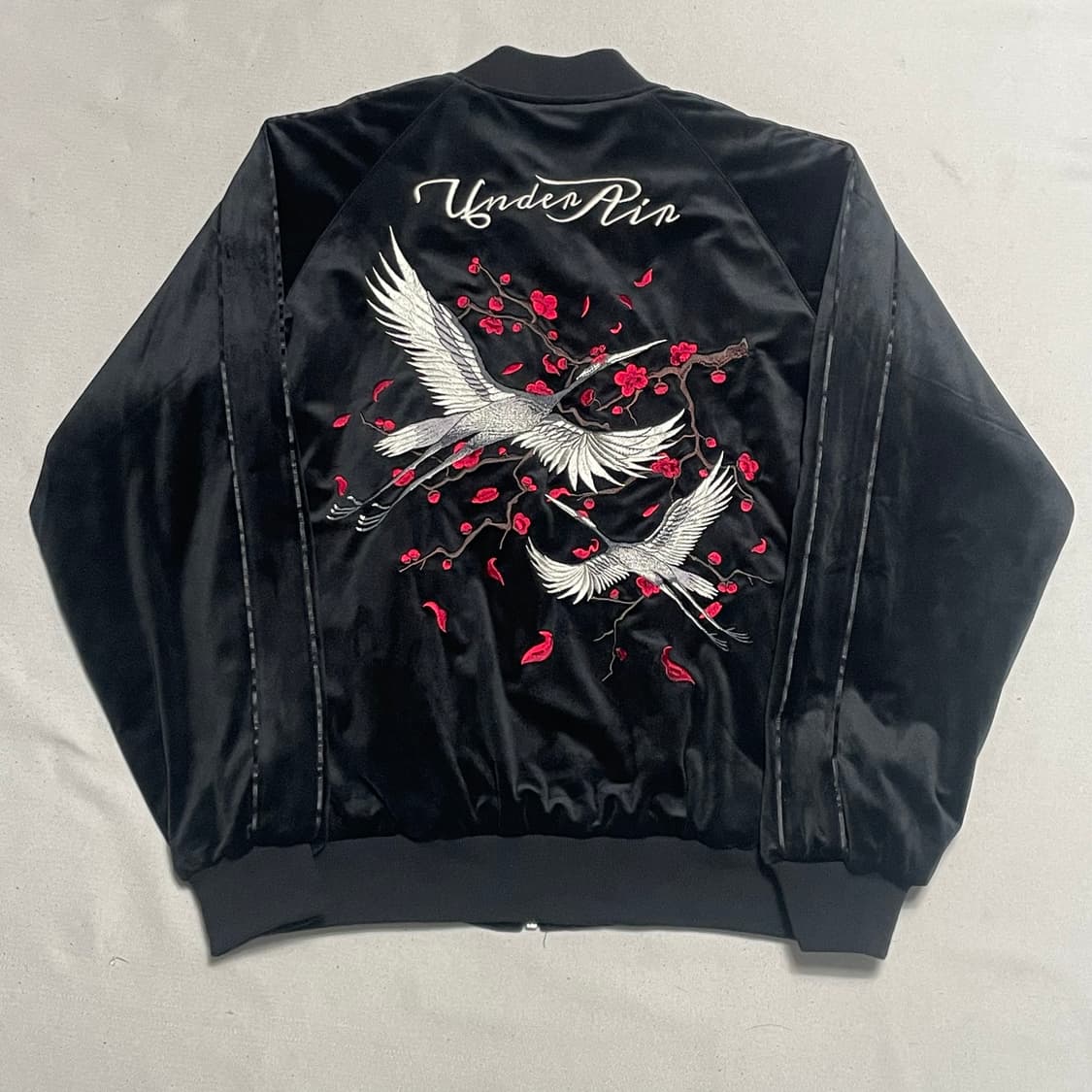 46 언더에어 학자수 벨벳 스카잔 자켓 상품이미지3