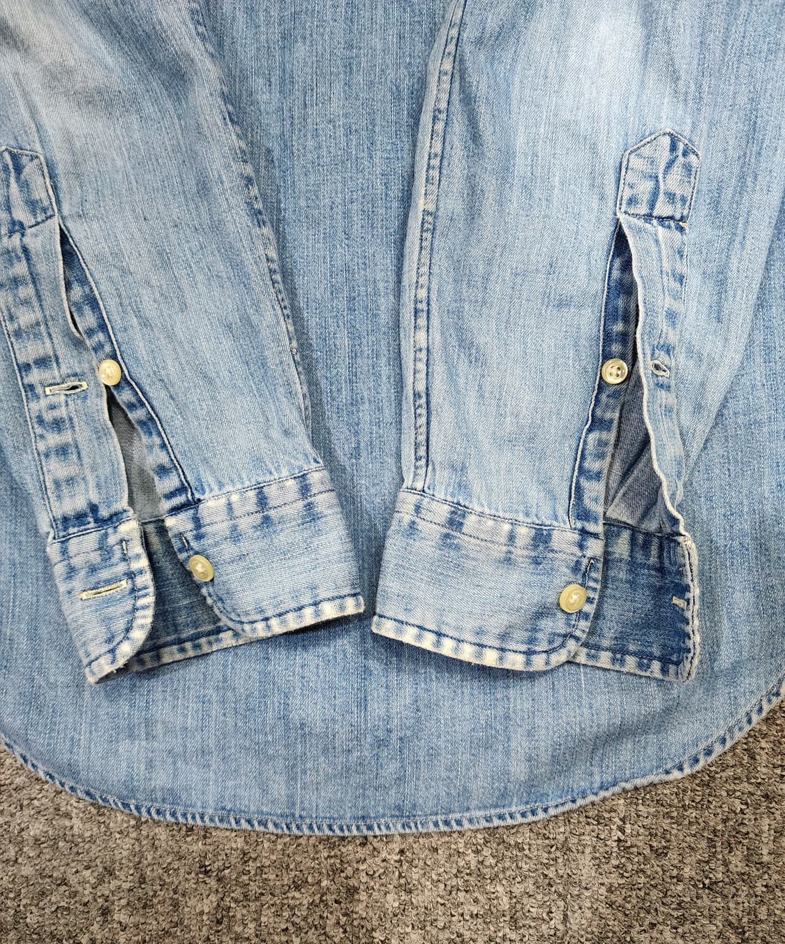 폴로 랄프로렌 멀티포니 데님 셔츠 XS 상품이미지5