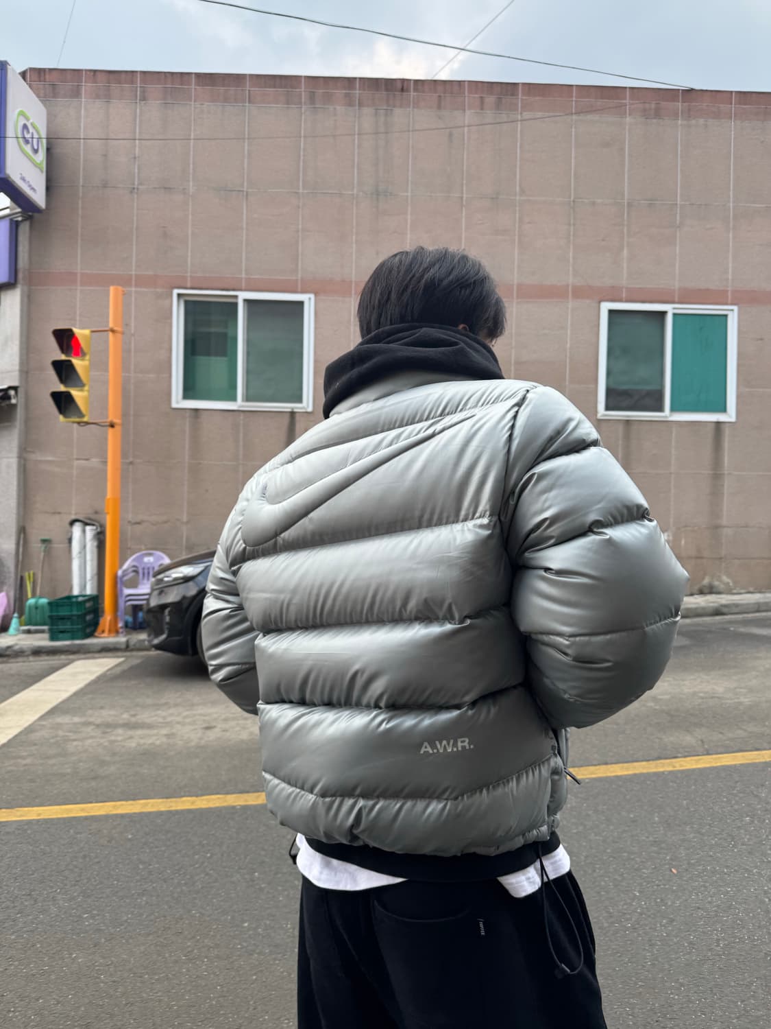 나이키 녹타 패딩 미카 그린 사이버 XL 상품이미지1