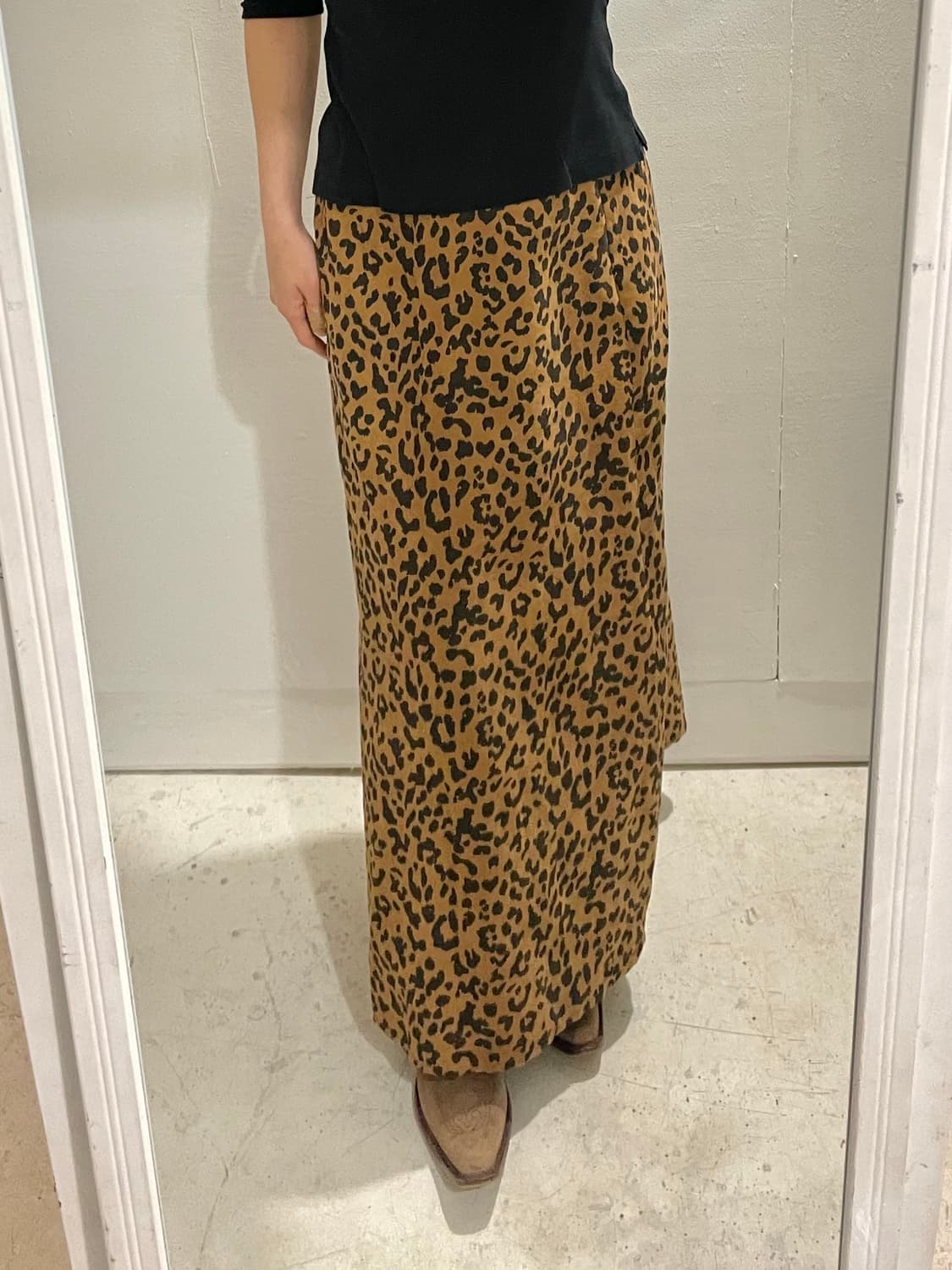 Ray beams  leopard skirt 상품이미지1