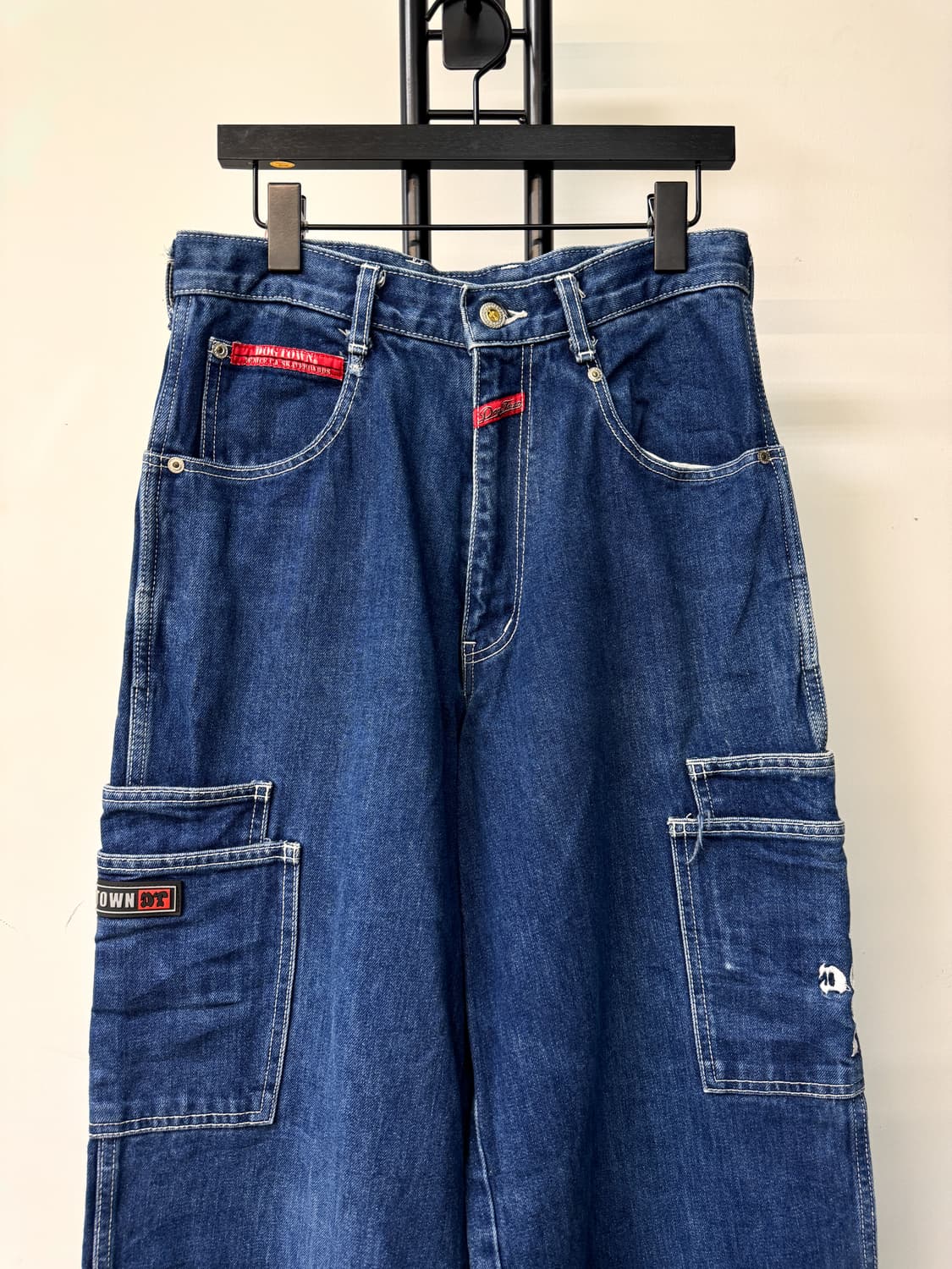 도그 타운 90‘s 스텐실 아치 로고 데님 카고 상품이미지3