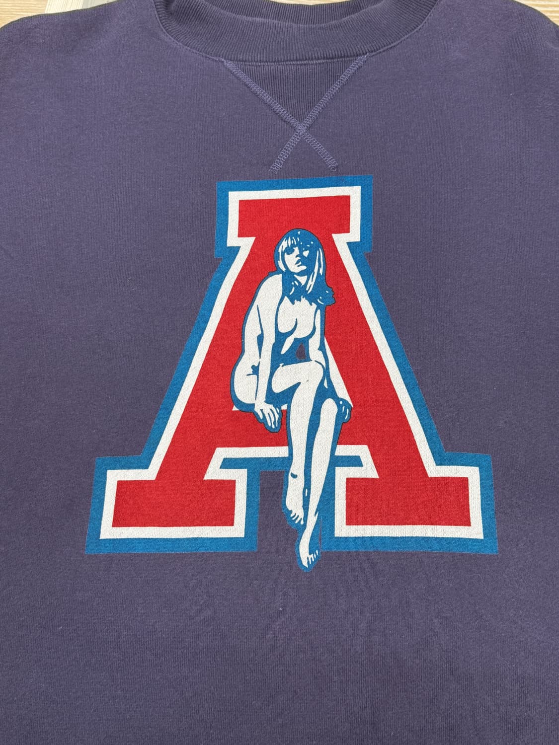 히스테릭 글래머 빅 A 로고 스웻셔츠 상품이미지5