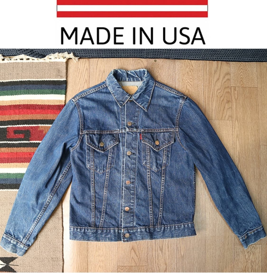 미국 메이드 60-70S LEVIS 리바이스 70505 빅E 빈티지 데님 상품이미지1