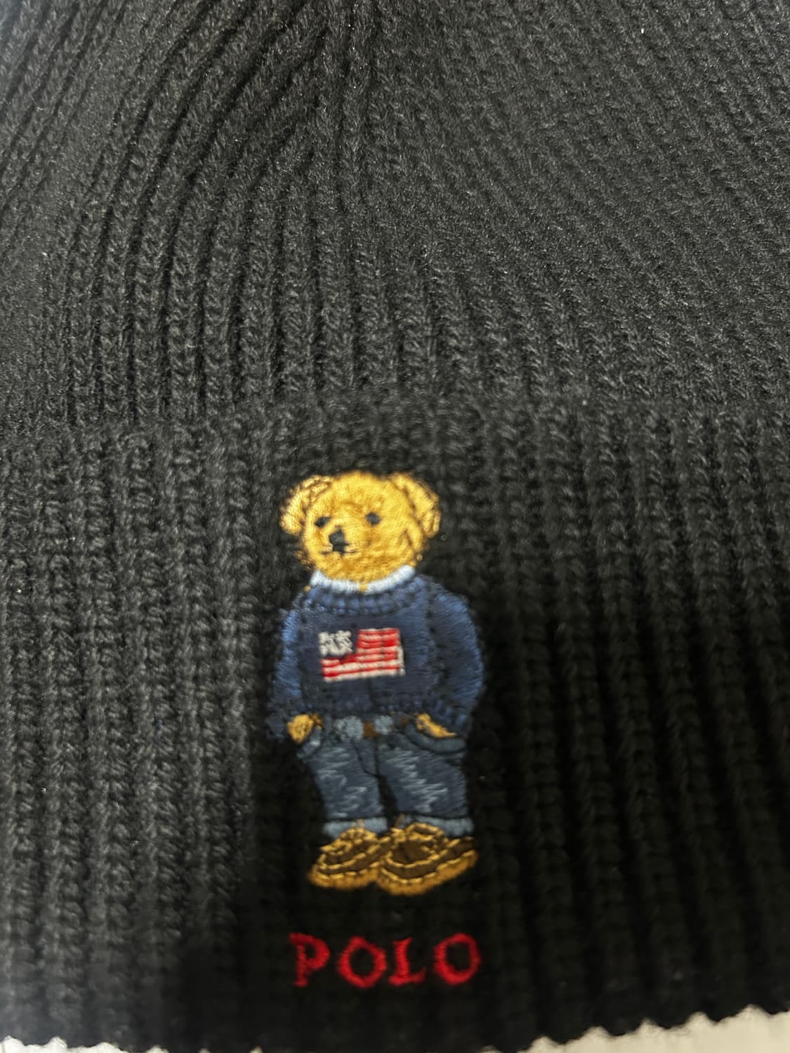 폴로 랄프로렌 베어 비니 니트 숏비니 상품이미지2