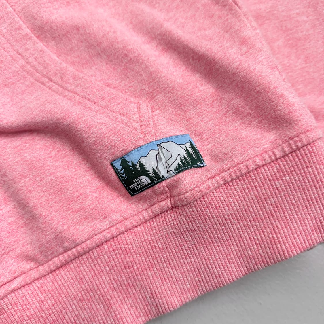 노스페이스 딸기우유맛 핑크 빅로고 후드집업 상품이미지5