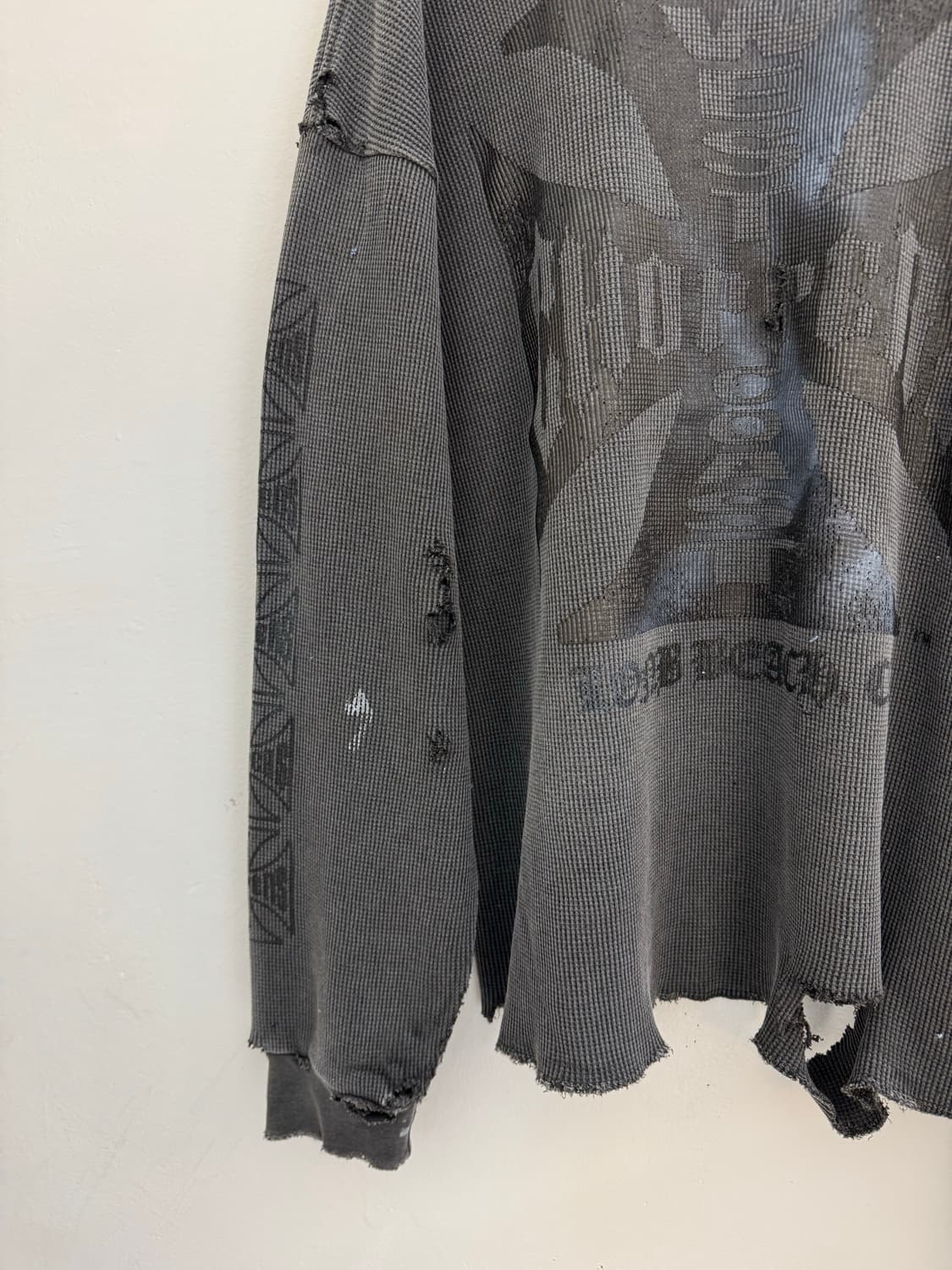 빈티지 커스텀 웨스트 와플긴팔 상품이미지8