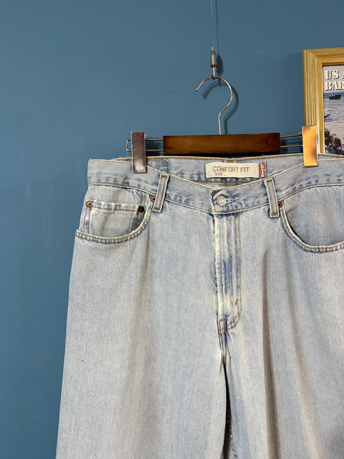 00‘s vtg Levis 560 denim pant. 상품이미지2