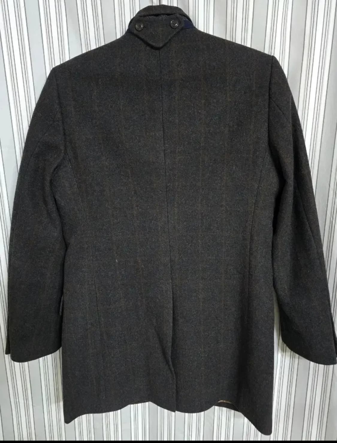 (100) 커스텀멜로우 헤링본 울 체크 자켓 브라운 상품이미지2