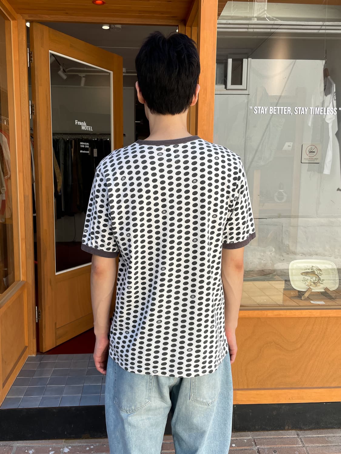 00’s 스투시 도트 링거 티셔츠(M) 상품이미지9