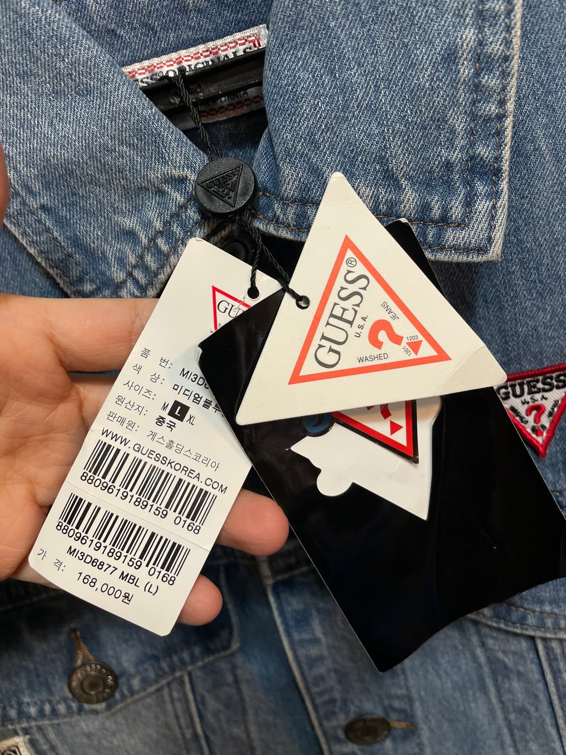 게스x펩시 데님 자켓(새상품) 상품이미지7