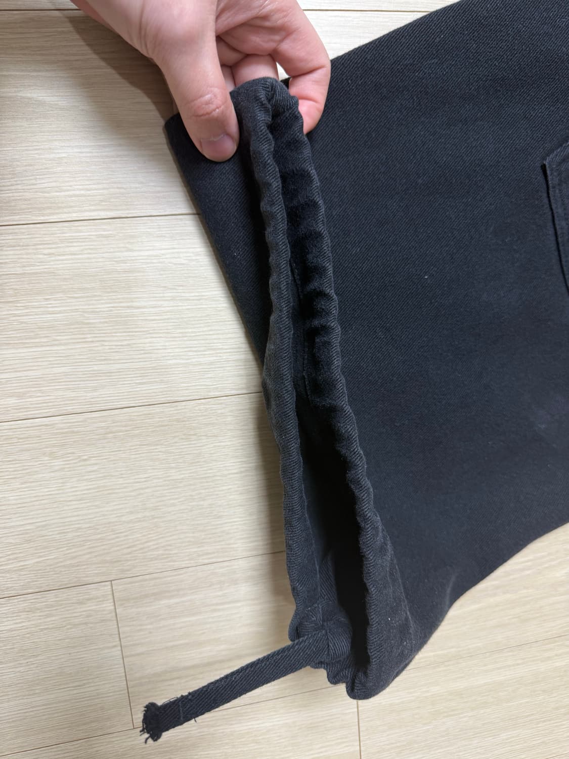 논노드 더블 포켓 카고 팬츠 빈티지 블랙 2 상품이미지2