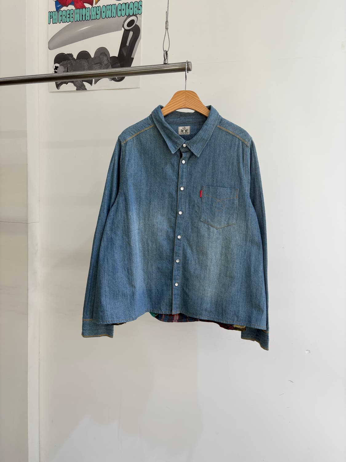 TITICACA 데님셔츠 상품이미지1