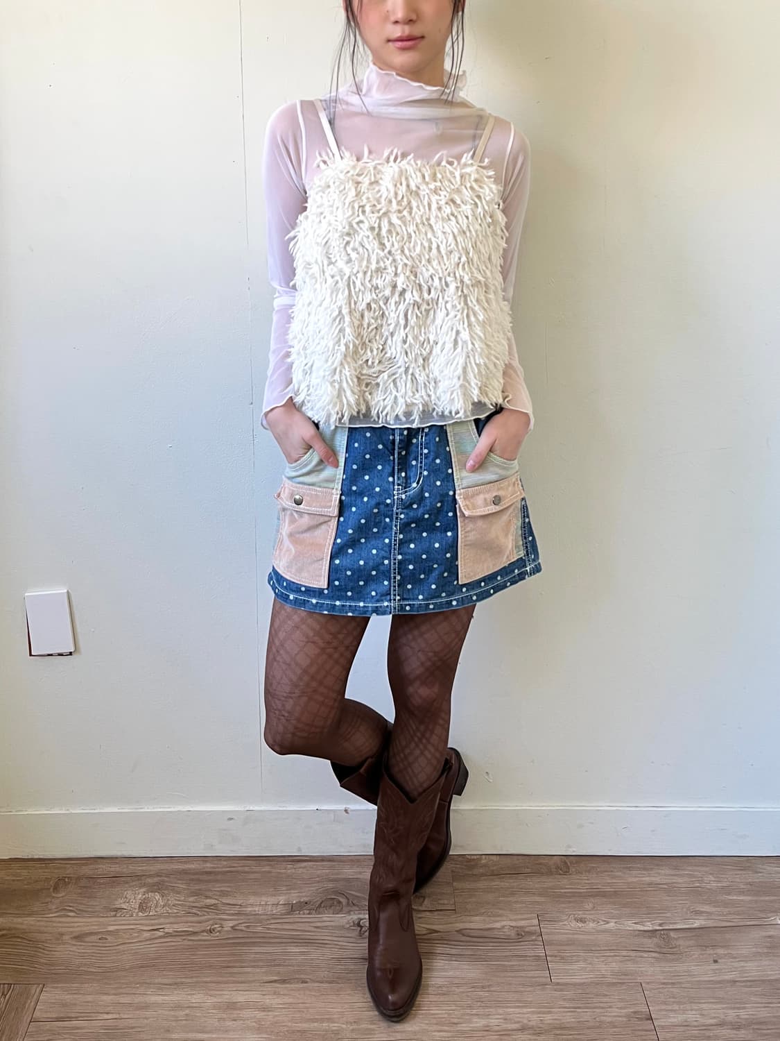 Je chichi 프릴 베스트  상품이미지6