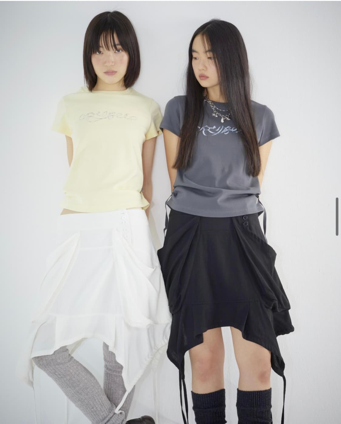 Fairy string skirt (black) 상품이미지2