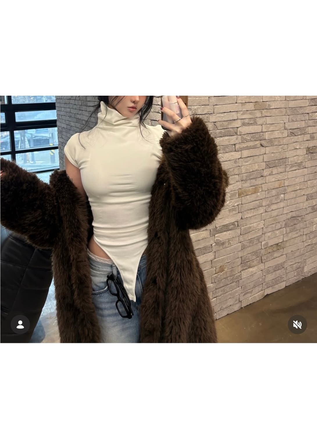 자라 면 하이넥 바디수트 캡소매 상품이미지2