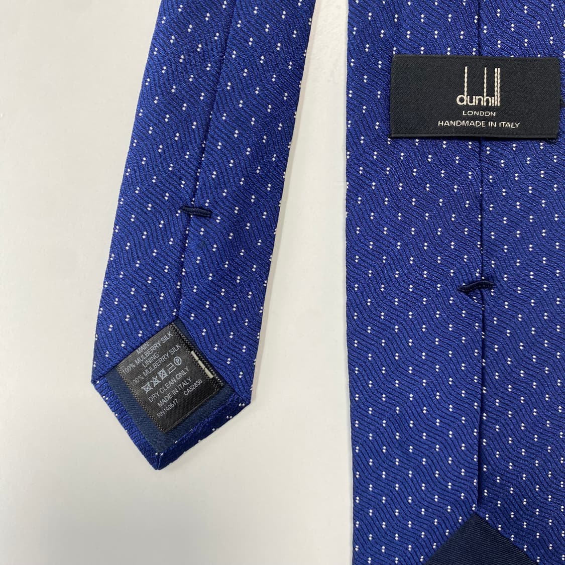 던힐(dunhill) 명품 정품 넥타이 7.7cm 상품이미지5