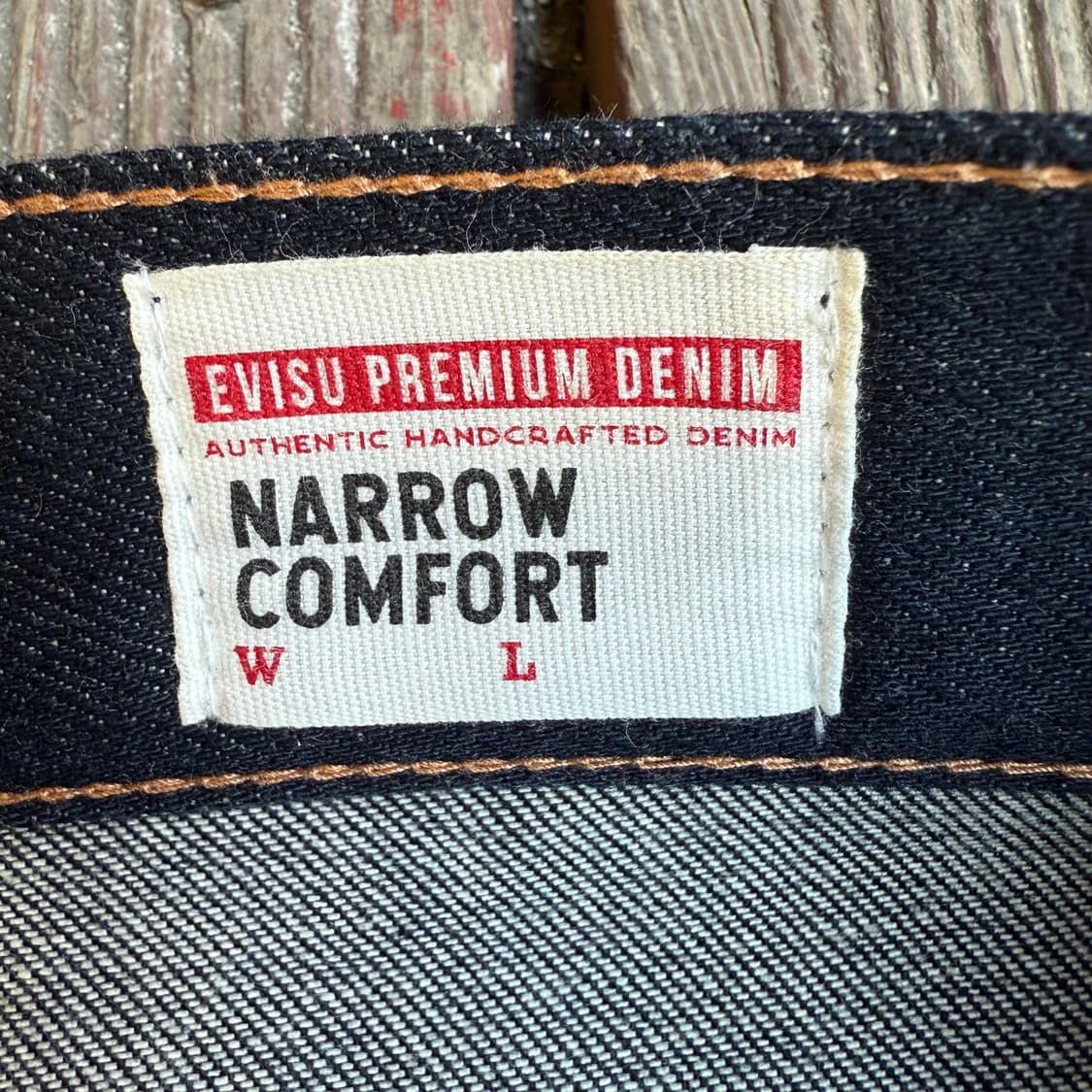 에비수 화이트 빅로고 데님팬츠 상품이미지4