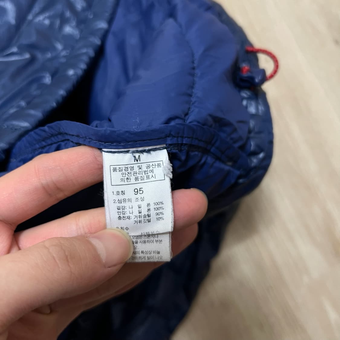 노스페이스 써밋시리즈 구스다운 800 경량패딩 M/95 상품이미지8