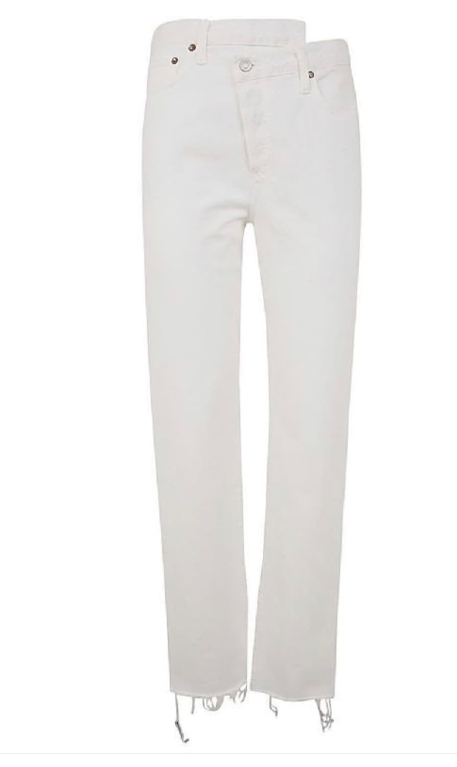 (새상품)에이골디 크리스크로스 화이트데님 상품이미지1