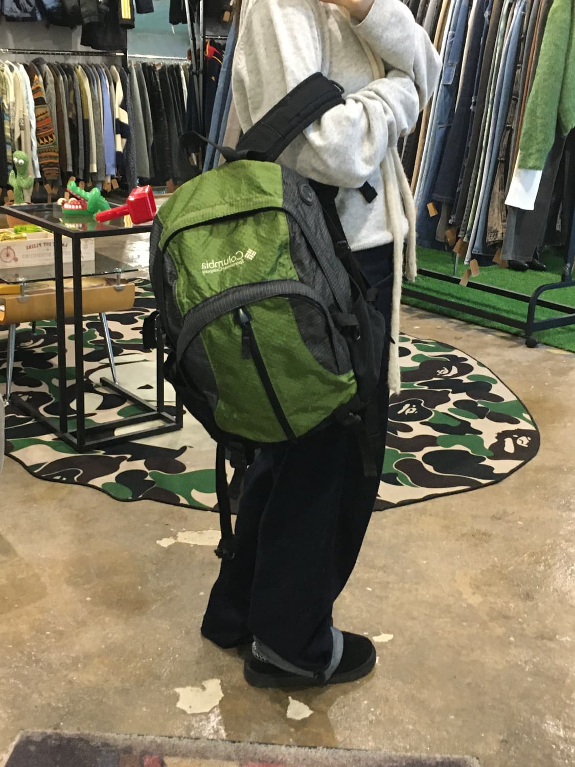 컬럼비아 고프코어 말차 등산 백팩 상품이미지5