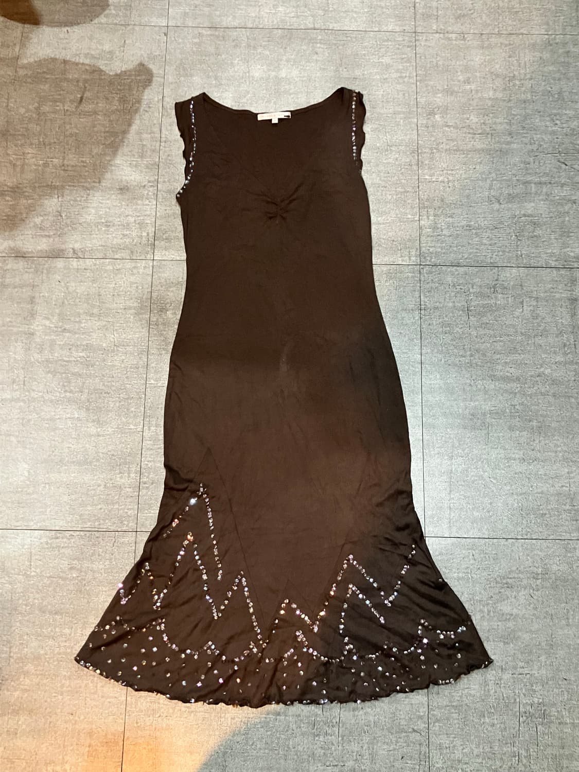 일본빈티지 Taylor 핀터깔y2k 모리걸 달천깔페어리 비즈슬립원피스 상품이미지1