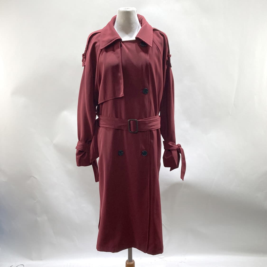 DUPP 여성 베이직 트렌치코트 레드 FREE  상품이미지1