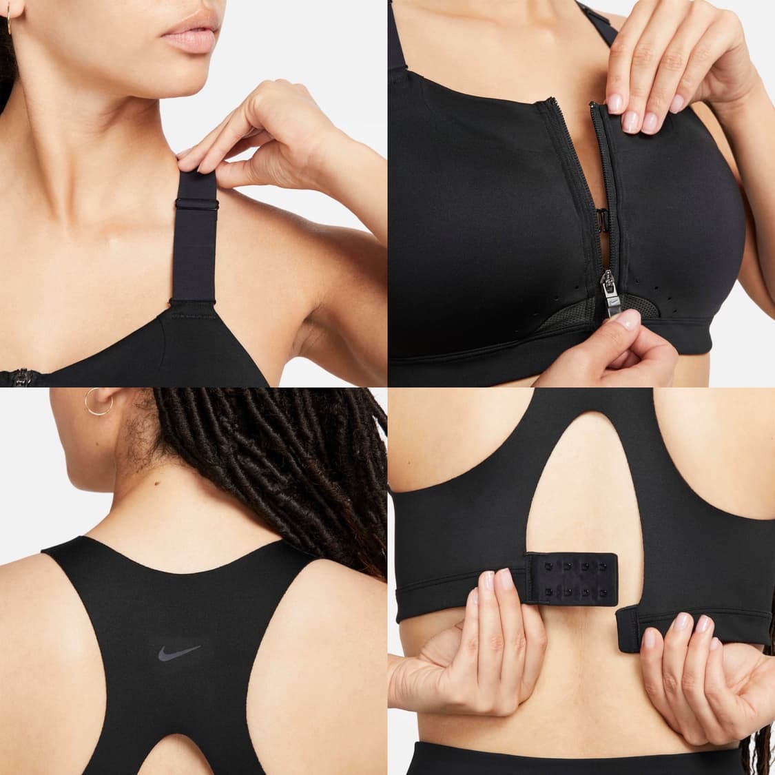 NIKE 나이키 드라이 핏 알파 하이 서포트 프런트 스포츠 브라 상품이미지5