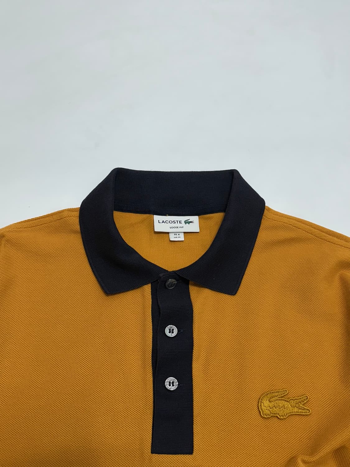 라코스테 루즈핏 배색 반팔 카라티 폴로티셔츠 pk티 상품이미지2