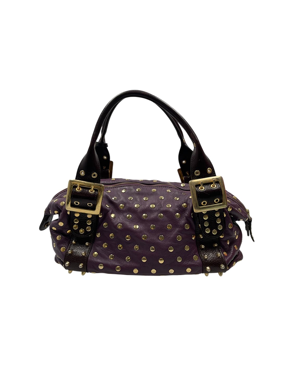 Be&D 램스킨 레더 스터드 백 상품이미지5