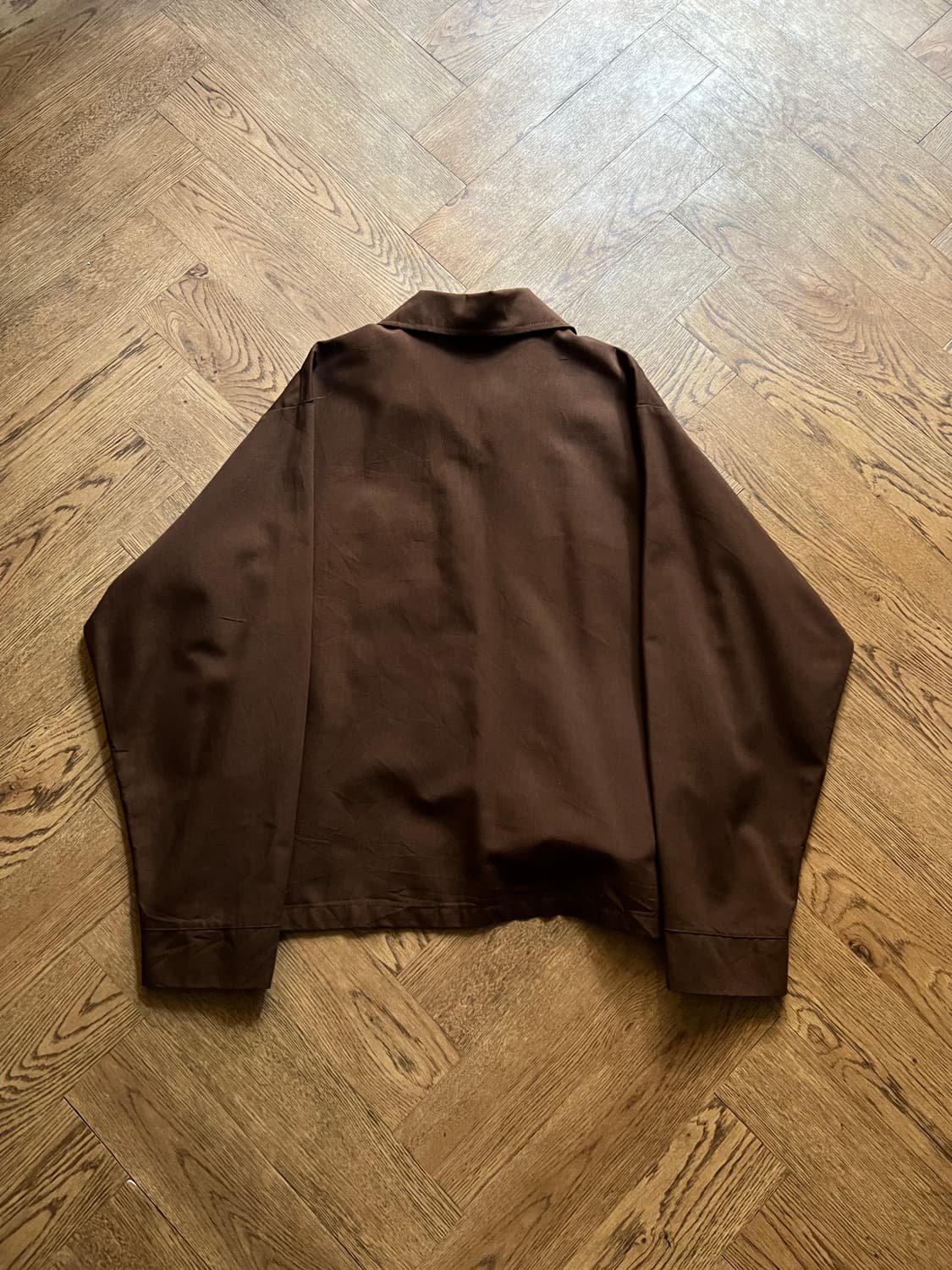 [XL]90's USA 빈티지 LAWSON 다크브라운 워크 자켓 상품이미지9